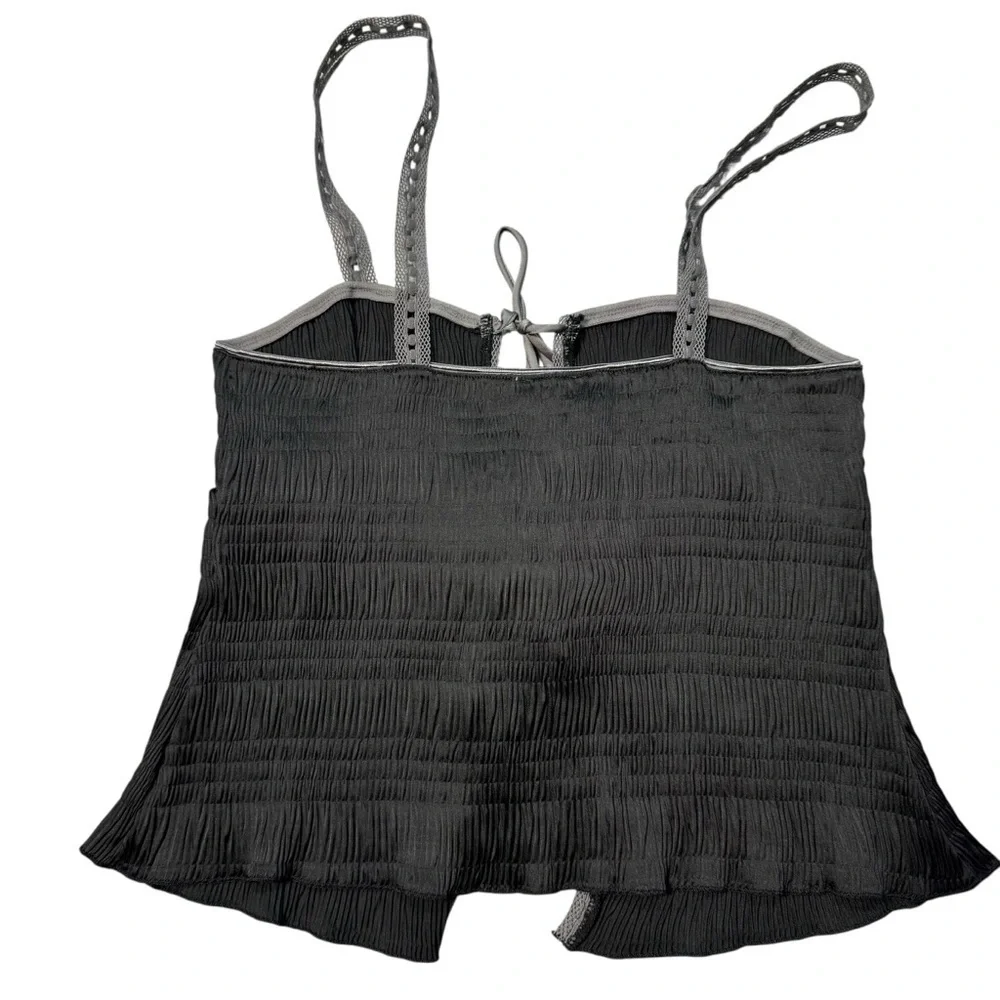 NWT New Free People Pretty Please Black Cami Top Size S